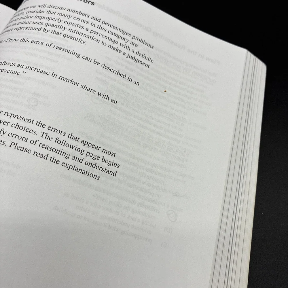 The PowerScore LSAT Logical Reasoning Bible Paperback Test Prep Good Condition